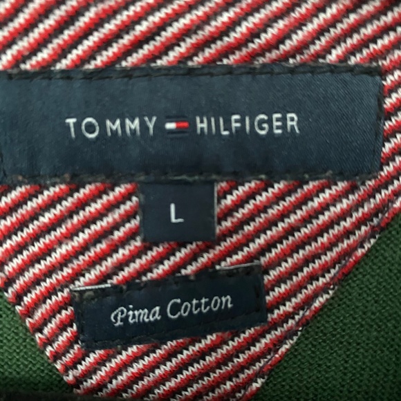 Tommy Hilfiger Green Crew Round Neck Sweater - Picture 3 of 5